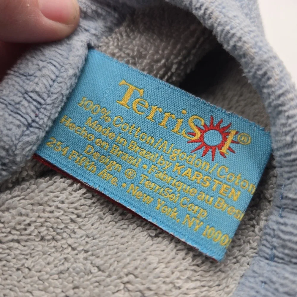Vintage Terrisol Giant Beach Towel Blanket Brazil Colorful Neon Tropical Fish